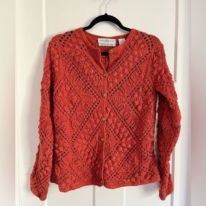 Rust Red Chunky Sweater Medium